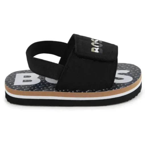 Hugo Boss Baby - Aqua Slides Menino, Preto E Bege