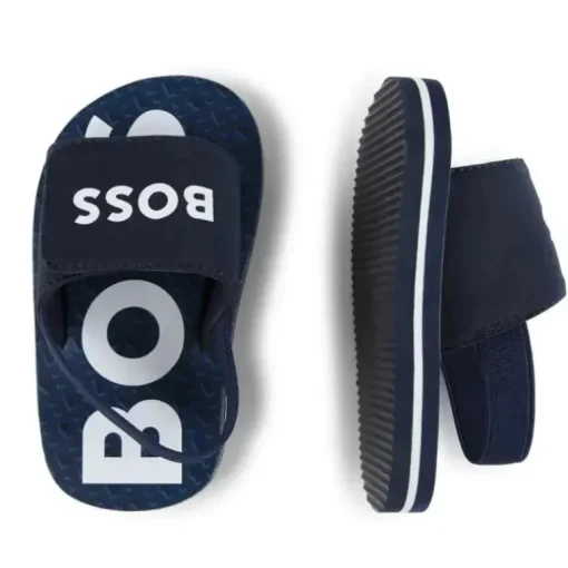 Hugo Boss Baby - Aqua Slides Menino, Azul Marinho