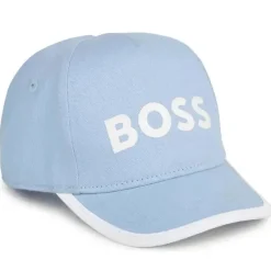 Hugo Boss Baby - Boné com logotipo azul para meninos, azul claro