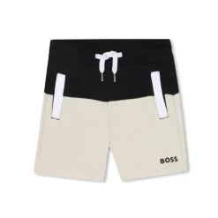 Hugo Boss Baby - Boy Colorblock Shorts, Navy & Beige
