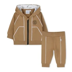 Hugo Boss Baby - Boy Cotton Track Suit, Beige
