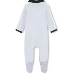 Hugo Boss Baby - Boy Polo Footie, Azul Claro