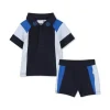 Hugo Boss Baby - Boy Set Polo & Shorts Light Blue & Navy