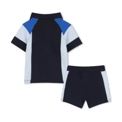 Hugo Boss Baby - Boy Set Polo & Shorts Light Blue & Navy