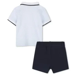 Hugo Boss Baby - Boy Set Polo & Shorts Light Blue & Navy