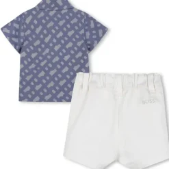 Hugo Boss Baby - Boy Shirt & Shorts Set, Blue