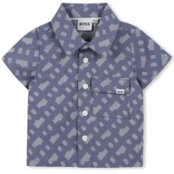 Hugo Boss Baby - Boy Shirt & Shorts Set, Blue