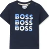 Hugo Boss Baby - Boy Short Sleeves Tee-Shirt, Navy Blue