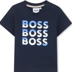 Hugo Boss Baby - Boy Short Sleeves Tee-Shirt, Navy Blue