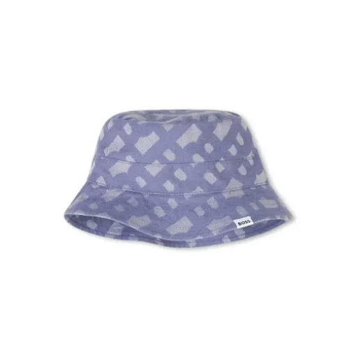 Hugo Boss Baby - Boy Short All In One & Bucket Hat, Blue