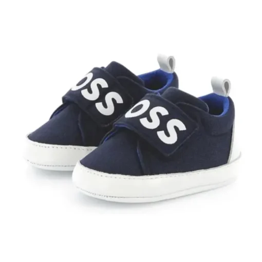 Hugo Boss Baby - Boy Slippers Navy With Boss Logo