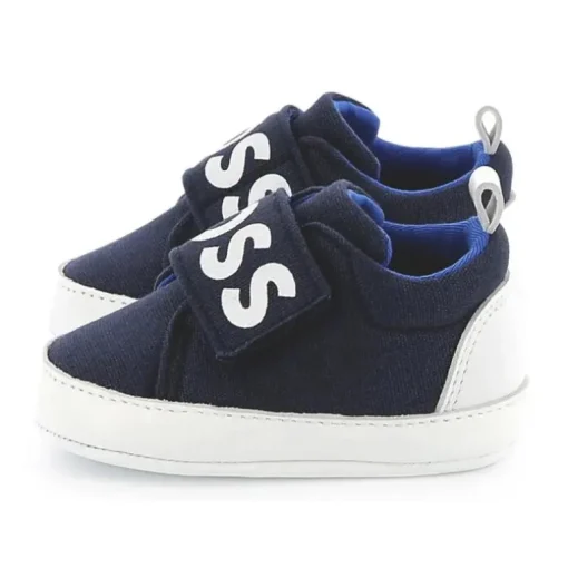 Hugo Boss Baby - Boy Slippers Navy With Boss Logo