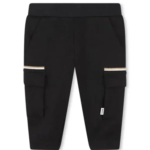 Hugo Boss Baby - Calça cargo com detalhe listrado