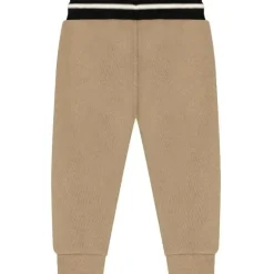 Hugo Boss Baby - Calças de moletom com logo bege para meninos mais novos