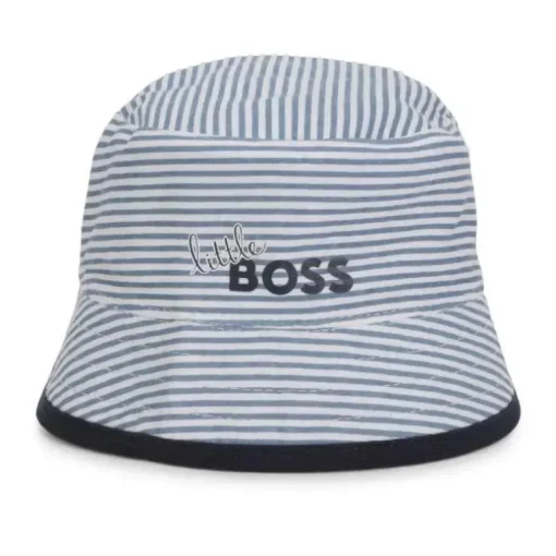 Hugo Boss Baby - Chapéu Bucket Reversível, Branco