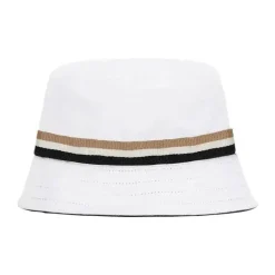 Hugo Boss Baby - Chapéu Bucket de algodão reversível, azul marinho