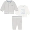 Hugo Boss Baby - Conjunto de lã estampada, cinza
