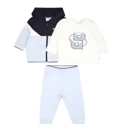 Hugo Boss Baby - Conjunto de presente Cotton Ensemble, azul marinho