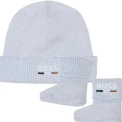 Hugo Boss Baby - Conjunto de gorro e futebol para menino, azul
