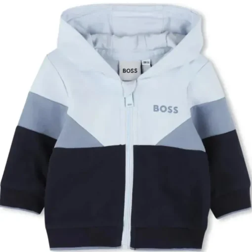 Hugo Boss Baby - Conjunto de presente Cotton Ensemble, azul marinho
