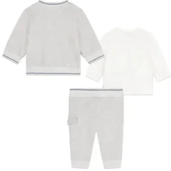 Hugo Boss Baby - Conjunto de lã estampada, cinza