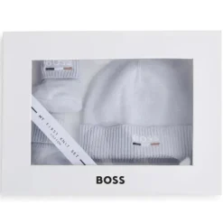 Hugo Boss Baby - Conjunto de gorro e futebol para menino, azul