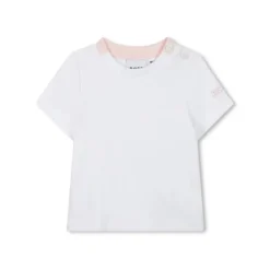 Hugo Boss Baby - Girl Dungarees & T-Shirt White And Pink