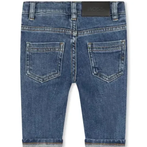 Hugo Boss Baby - Jeans ricos em algodão, jeans
