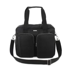 Hugo Boss Baby - Logo Applique Changing Diaper Bag Black