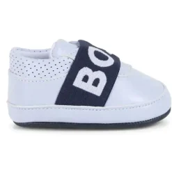 Hugo Boss Baby - Logotipo de chinelos macios para meninas, rosa