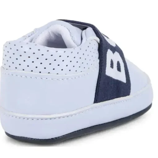 Hugo Boss Baby - Logotipo de chinelos macios para meninas, rosa