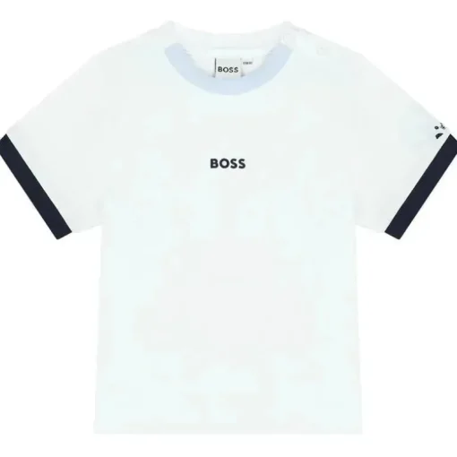 Hugo Boss Baby - macacão e camiseta menino, azul marinho e branco