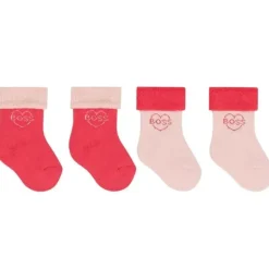 Hugo Boss Baby - Meias para Meninas, Rosa Pálido