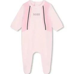 Hugo Boss Baby - Menina Manga Longa Footie, Rosa