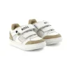 Hugo Boss Baby - Mini Me Sneaker Velcro Closure, White/Beige