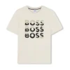 Hugo Boss Baby - Multi Logo Short Sleeve Tshirt White & Beige