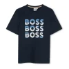 Hugo Boss Baby - Multi Logo Short Sleeve Tshirt Navy