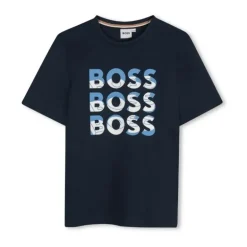 Hugo Boss Baby - Multi Logo Short Sleeve Tshirt Navy