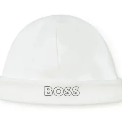 Hugo Boss Baby - Pijama e gorro Boss Boys, branco
