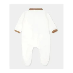 Hugo Boss Baby - Polo Footie, Branco/Bege