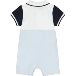 Hugo Boss Baby - Polo Pique Overall Pale Blue