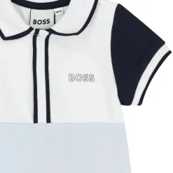 Hugo Boss Baby - Polo Pique Overall Pale Blue