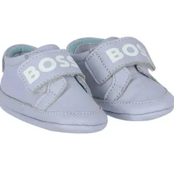 Hugo Boss Baby - Sapatos pré-walker com logotipo azul para meninos