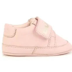 Hugo Boss Baby – Sapatos pré-walker com logotipo rosa para meninas