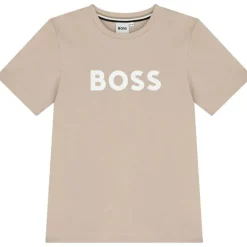 Hugo Boss Baby - Short Sleeves Tee-Shirt Boy Stone