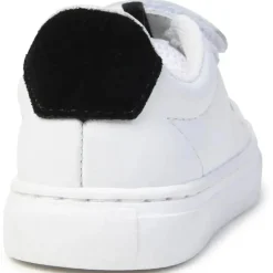 Hugo Boss Baby - Tênis Com Cadarço Elástico E Gancho, Branco