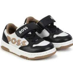 Hugo Boss Baby - Tênis Menino, Preto/Bege