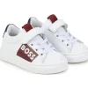Hugo Boss Baby - Tênis menino âmbar branco com velcro
