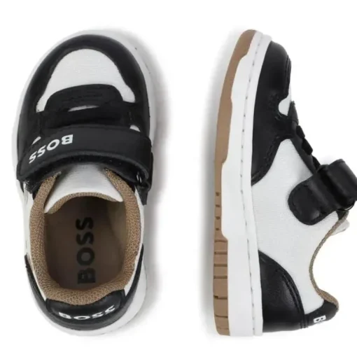 Hugo Boss Baby - Tênis Menino, Preto/Bege