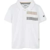 Hugo Boss Baby - Tricolor Short Sleeve Polo White